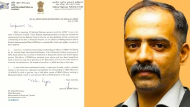 Photo of हिमाचल: मंत्री अनिरुद्ध सिंह के खिलाफ FIR दर्ज, NHAI अधिकारी से मारपीट और दुर्व्यवहार का आरोप
