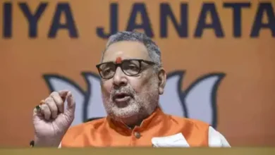Photo of बिहार में कानून व्यवस्था पर सियासत गरम, गिरिराज बोले- नीतीश को बदनाम करने की साजिश