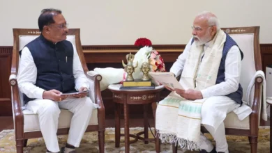 Photo of छत्तीसगढ़ CM विष्णुदेव साय ने की PM मोदी से मुलाकात, रायपुर अमृत रजत महोत्सव में आमंत्रित किया