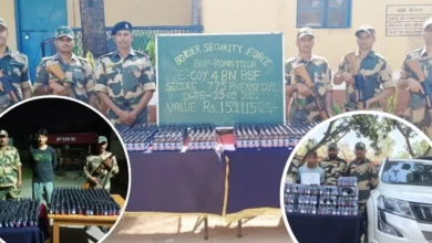 Photo of पश्चिम बंगाल-बांग्लादेश सीमा से BSF ने 6 करोड़ रुपये से ज्यादा की फेंसेडिल कफ सिरप जब्त की