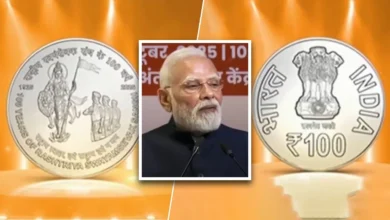 Photo of RSS शताब्दी समारोह में पहुंचे पीएम मोदी, जारी किया विशेष डाक टिकट और ₹100 का सिक्का
